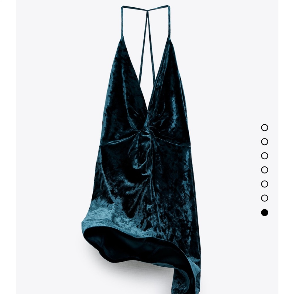 ZARA Holiday Party  Velvet mini dress - Picture 11 of 16